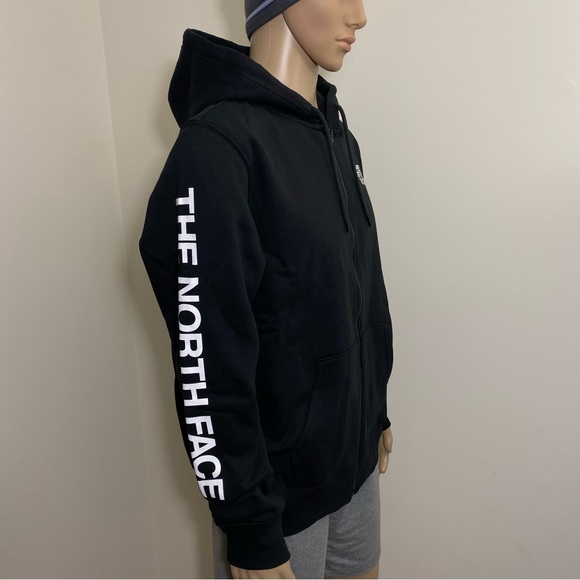 The North Face Men’s Half Dome Full Zip Hoodie Jacket TNF Black Sz S M XL - Picture 4 of 10